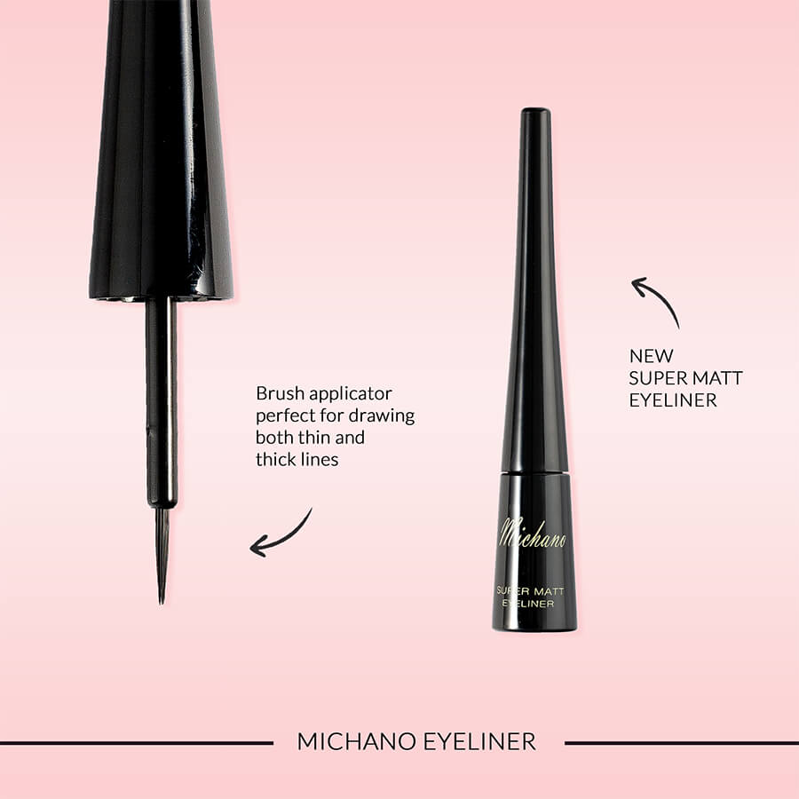 Untitled-11 خط چشم مویی مات میچانو (Michano Super Matt Eyeliner) - Image 1
