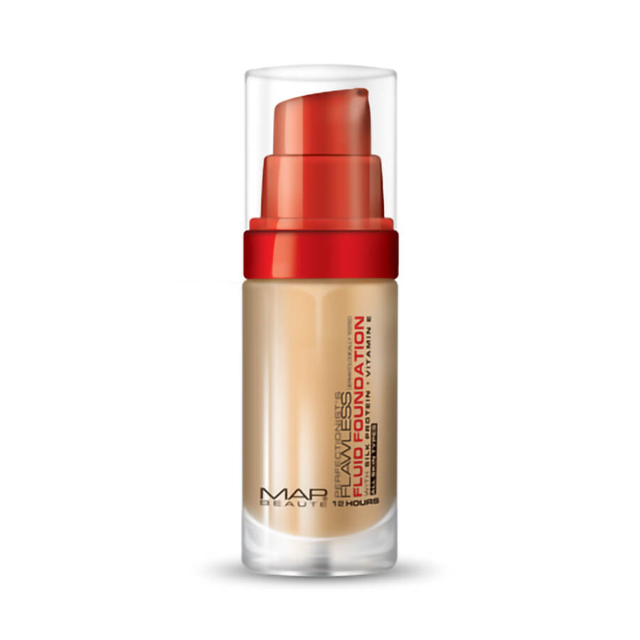 Foundation-glass-1 کرم پودر شیشه ای مپ بوته (MAP BEAUTE fluid foundation) - Image 1