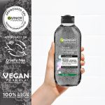 میسلار واتر ژل حاوی زغال گارنیر (Garnier Micellar purifying jelly water with Charcoal) - Image 4