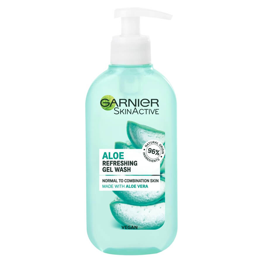 61z8+MEvY3L._AC_SL1500_ ژل شستشوی صورت آلوئه ورا گارنیر (Garnier Aloe refreshing gel wash) - Image 1
