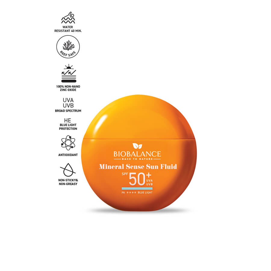 mineral-sense-sun-fluid-spf-50pluscd66e05f-e69c-4f4b-acef-1e5cd905d9b5 ضدآفتاب مینرال بیوبالانس (BIOBALANCE Mineral Sense Sun Fluid) - Image 1
