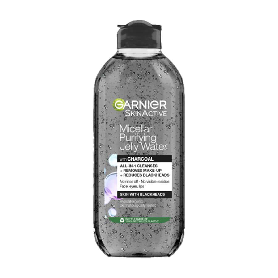 packshot_11zon میسلار واتر ژل حاوی زغال گارنیر (Garnier Micellar purifying jelly water with Charcoal) - Image 1