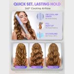 دستگاه فرکننده اتوماتیک مو با هوای خنک شیگلم (SHEGLAM HAIR One Touch Airflow Styler Pro) - Image 3