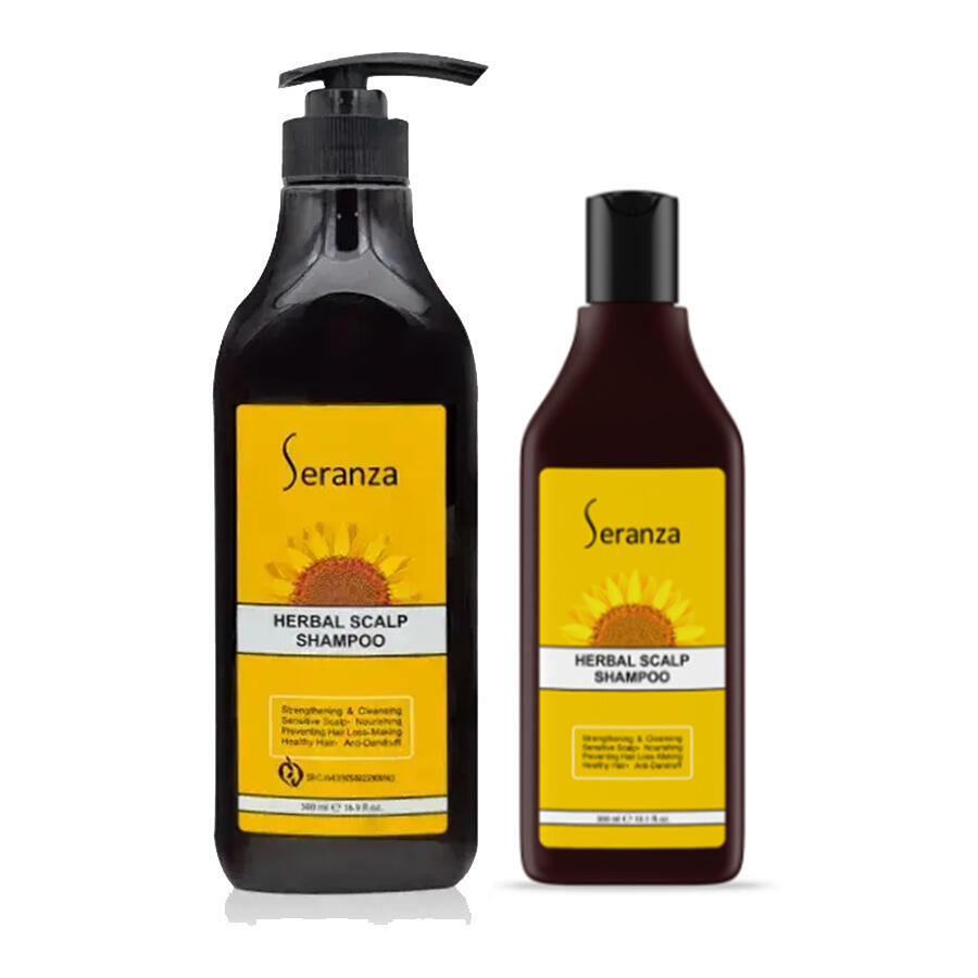2-1 شامپو تقویت کننده پوست سر سرانزا (SERANZA Herbal Scalp Shampoo) - Image 1