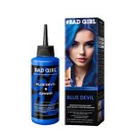 رنگ مو نیمه دائمی بد گرل مدل شیطان آبی (BAD GIRL Color BLUE DEVIL)